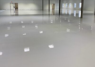 finished concrete commercial space